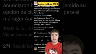 AGENCIA LIBRE MLB FIRMA YANKEES DODGERS RED SOX PHILLIES Y MAS beisbol mlbnoticias [upl. by Ydroj]