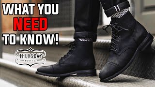 ULTIMATE Guide To Thursday Boots  Waterproof Test  Review Captain [upl. by Barde]