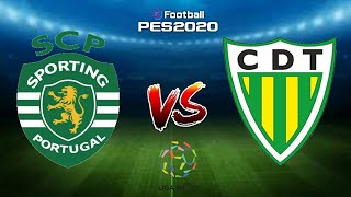 SPORTING CP VS TONDELA  LIGA NOS  PES 2020 [upl. by Hutner220]