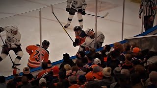 McDavid DRILLS Kempe From Behind Leaving The Kings Player Bloodied  Game Misconduct For McDavid [upl. by Allicirp202]