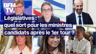 Législatives quel sort pour les ministres candidats après le premier tour [upl. by Adla]