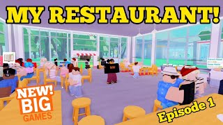 MY RESTAURANT  new ROBLOX GAME [upl. by Nea]