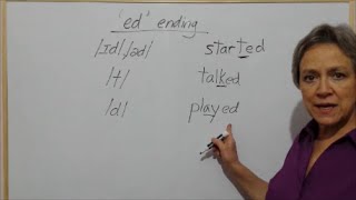 How to pronounce past tense ed endings  American English Pronunciation  American Accent [upl. by Sammie]