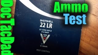 CCI 22LR Shotshell Ammo Test [upl. by Nason]