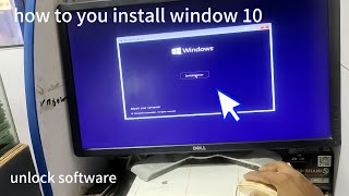 how to you install window 10 full video [upl. by Nnayrrehs]