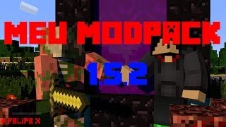 Pack De Mods 152 Épico  Pasta minecraft [upl. by Sicular355]