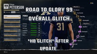 MAX XP BOOST GLITCH IN ROAD TO GLORY NCAA 25 HB [upl. by Bocoj]