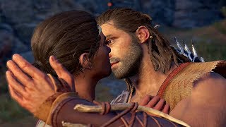 Assassins Creed Odyssey  Alexios Falls In Love Daphnae Romance Scene [upl. by Aneekal]