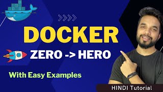 Docker Course For Beginners 2024 Basic to Advance Tutorial 🔥 HINDI  MPrashant [upl. by Anatak]