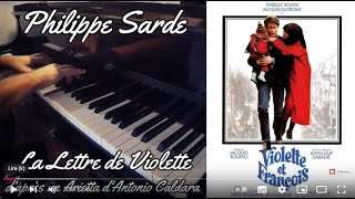 PSarde daprès Caldara  La Lettre de Violette BOF Violette et François  Piano  Partition [upl. by Artenal]