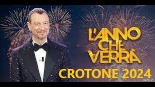 capodanno 2024 lanno che verra crotone [upl. by Ahnavas895]