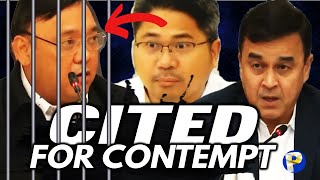 Harry Roque KULONG sa kamara ng 24hour Cited forContempt ng dating kasamahan sa Kabayan Partylist [upl. by Hazem]