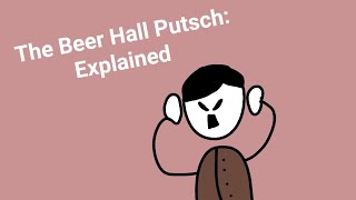 The Beer Hall Putsch Explained [upl. by Etterrag]