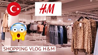 📣 SHOPPING VLOG HampM 💯 Super Promotion 😱 Nouvelle Collection hm shopping vlog turkey [upl. by Sandon299]