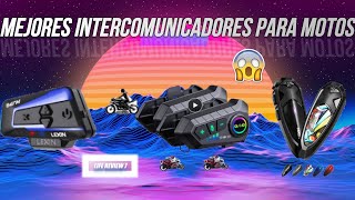 🚀✅¡TOP 3 Mejores INTERCOMUNICADORES para Motos de Aliexpress😱🌟 [upl. by Uhn86]