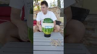 How many rubber bands does it take to explode a watermelon [upl. by Eelloh]