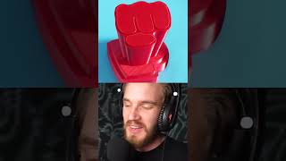 This is crazy 😆  Pewdiepie Reacts  Pewdiepie Gifts 🎁  1 of YouTubers pewdiepie shorts clips [upl. by Pilif]