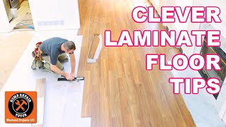 Laminate Floor Installation for Beginners  9 Clever Tips [upl. by Esch555]