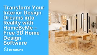 Transform Your Interior Design Dreams into Reality with HomeByMe – Effortless 3D Home Design [upl. by Aciruam]