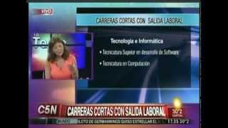 C5N  EDUCACION CARRERAS CORTAS CON SALIDA LABORAL [upl. by Efrem]