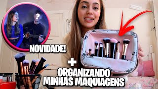 TENHO UMA NOVIDADE  ORGANIZANDO MINHAS MAQUIAGENS [upl. by Cimah]