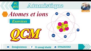 Atomes et ions Exercices QCM [upl. by Mafala]