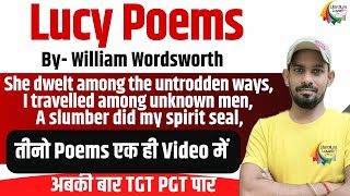 Lucy Poems BY William Wordsworth Summary and Analysis  LITERATURE LOVERS [upl. by Ettelrahc387]