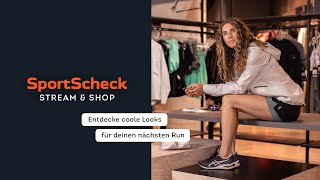 SportScheck Stream amp Shop  Finde dein perfektes LaufOutfit für Girls [upl. by Aissat]