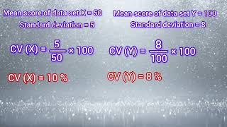 Coefficient of variation  Consistent performance  Statistics  All exams [upl. by Angelita]