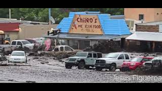 Ruidoso New Mexico highway 70 flood [upl. by Bellina]