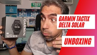 ⌚️ GARMIN TACTIX Delta Solar  UNBOXING 📦 [upl. by Critta]