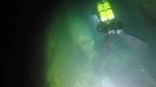 Cave dive in Spain deep dive Zarzalones [upl. by Farrison]