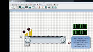 SPSVISU Anlagensimulation virtuelle Inbetriebnahme S7SoftwareSPS [upl. by Lon680]