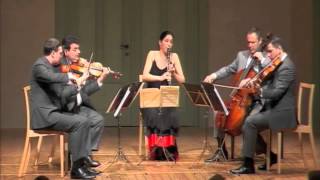 Brahms Clarinet Quintet Op 115 4 Con moto [upl. by Rintoul312]