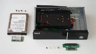 Tutorial  Install 2 5 HDD amp M2 SSD into mini PC MeLE PCG09 [upl. by Rutter]