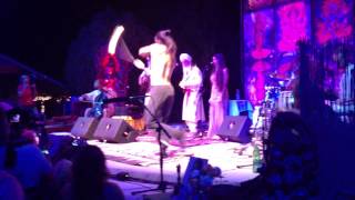 Guru Ganesha Band quotHari Om Dear Lord Sat Namquot wFire Dancer  Bhakti Fest 2013 [upl. by Araic971]