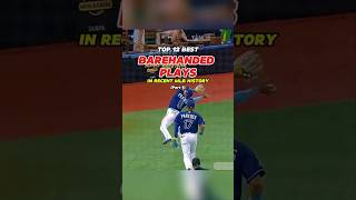 Top 12 BEST Barehanded Plays in MLB History  Part 1 [upl. by Annia991]