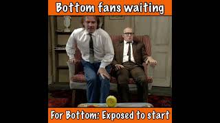 Bottom fans waiting for BottomExposed to start 🤣 Bottom RikMayall AdrianEdmondson BritCom [upl. by Okun576]