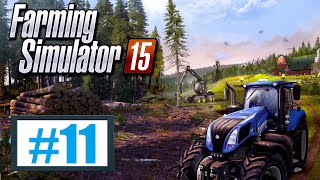 Dalej przy drzewie  Farming Simulator 15 11 [upl. by Ayad]