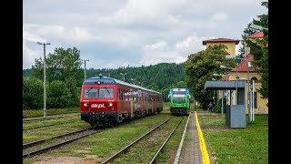 Pociągi wakacyjne w Bieszczadach  2018 [upl. by Langley45]