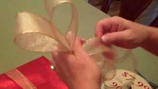 Easy Secrets To Make A Bow For Beautiful Gift Wrapping [upl. by Nosinned]