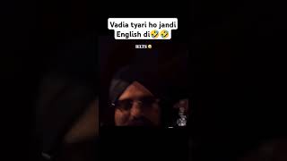 IELTS vadia tyari ho jandi English di Sidhumoosewala shortsfeed [upl. by Ssepmet]