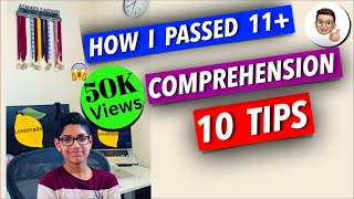 How to pass 11 exam amp my experience on 10 COMPREHENSION TIPS 11 plus exam tips  Lessonade [upl. by Mikael511]