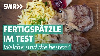 Fertigspätzle im Test So gut wie selbst gemacht  Marktcheck SWR [upl. by Servetnick259]