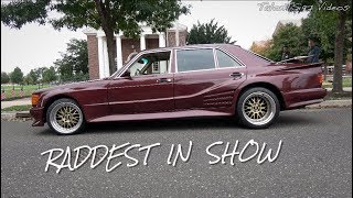 Koenig Specials Mercedes Benz 560SEL  Raddest In Show Radwood Philly 2018 [upl. by Robi]