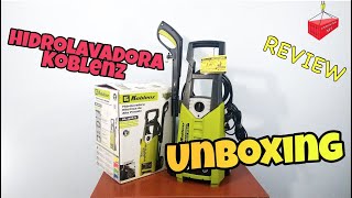 HIDROLAVADORA KOBLENZ HL310V  Unboxing y Review [upl. by Airalednac645]