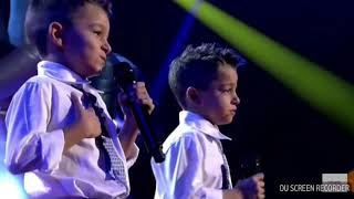 Los gemelos cortes la final el perdon la voz kids [upl. by Therese]