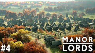 Manor Lords Gameplay Ep 4  Manors and Taxes  First Playthrough [upl. by Jocelyne]