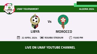 UNAF TOURNAMENT 2007  2008  MD3 LIBYA VS MOROCCO [upl. by Ernie]