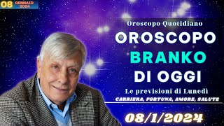 Oroscopo di Branko di oggi 812024  Le previsioni segno per segno [upl. by Richer]